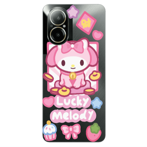 Realme C67 Lucky Melody Transparent Silicone TPU Θήκη