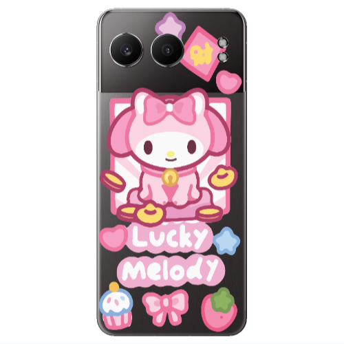 Oneplus Nord 4 Lucky Melody Transparent Silicone TPU Θήκη