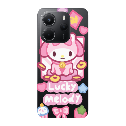 Xiaomi Redmi Note 14 Lucky Melody Transparent Silicone TPU Θήκη