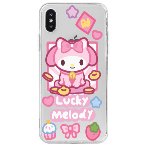 Apple iPhone X Lucky Melody Transparent Silicone TPU Θήκη