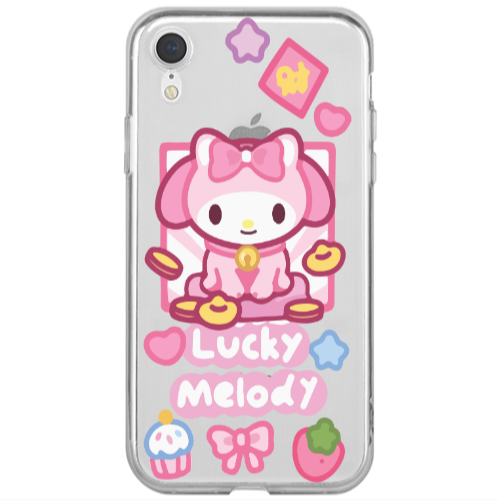 Apple iPhone Xr Lucky Melody Transparent Silicone TPU Θήκη
