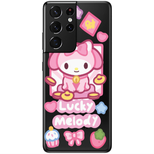 Samsung S21 Ultra Lucky Melody Transparent Silicone TPU Θήκη