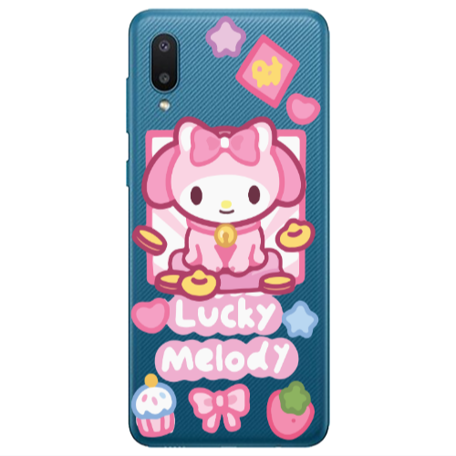 Samsung A02 Lucky Melody Transparent Silicone TPU Θήκη