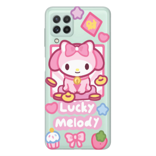 Samsung A22 4G Lucky Melody Transparent Silicone TPU Θήκη
