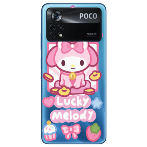 Xiaomi Poco X4 Pro Lucky Melody Transparent Silicone TPU Θήκη