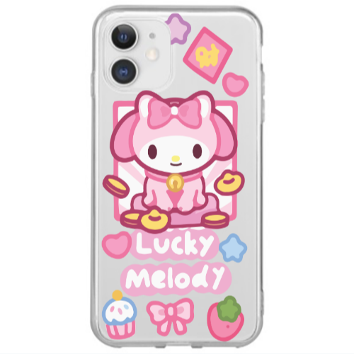 Apple iPhone 12 Mini Lucky Melody Transparent Silicone TPU Θήκη