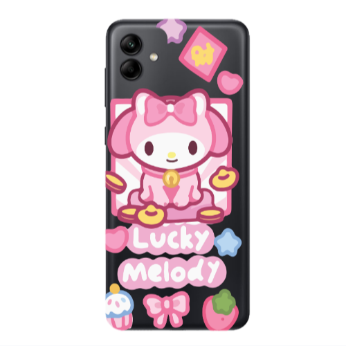 Samsung A04 Lucky Melody Transparent Silicone TPU Θήκη