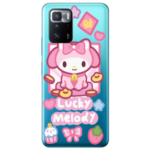 Xiaomi Poco X3 GT Lucky Melody Transparent Silicone TPU Θήκη
