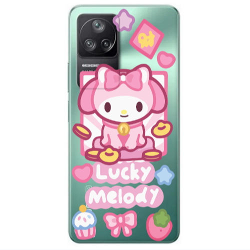 Xiaomi Poco F4 Lucky Melody Transparent Silicone TPU Θήκη
