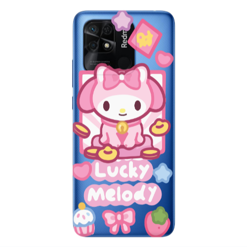 Xiaomi Poco C40 Lucky Melody Transparent Silicone TPU Θήκη