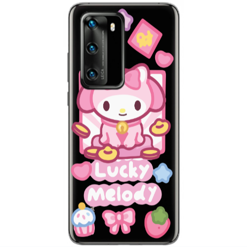Huawei P40 Lucky Melody Transparent Silicone TPU Θήκη