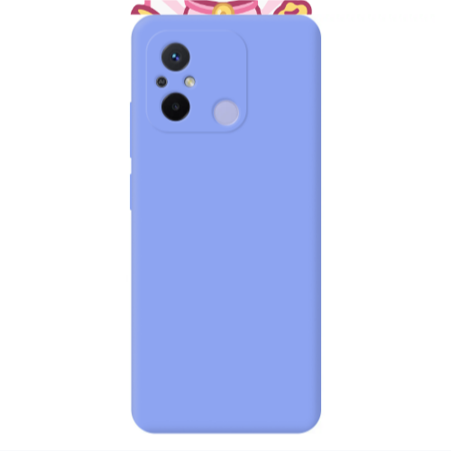 Xiaomi Redmi 12C Lucky Melody Light Purple Colored Silicone TPU Θήκη