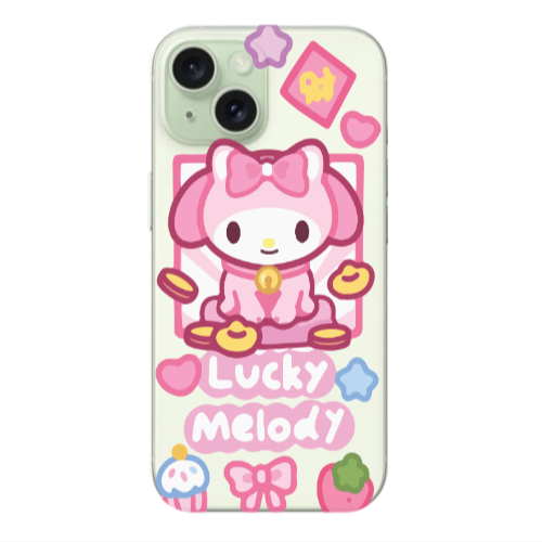 Apple iPhone 15 Lucky Melody Transparent Silicone TPU Θήκη