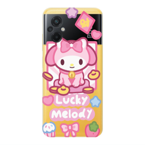 Xiaomi Poco M5 Lucky Melody Transparent Silicone TPU Θήκη