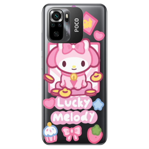 Xiaomi Poco M5 s Lucky Melody Transparent Silicone TPU Θήκη