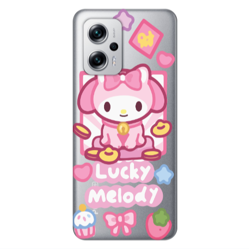 Xiaomi Poco X4 GT Lucky Melody Transparent Silicone TPU Θήκη