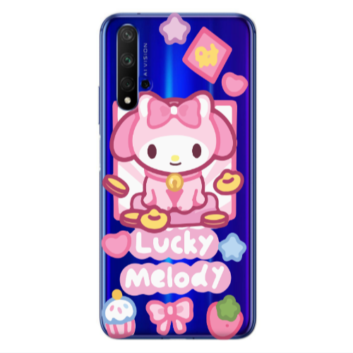 Huawei Nova 5 T Lucky Melody Transparent Silicone TPU Θήκη