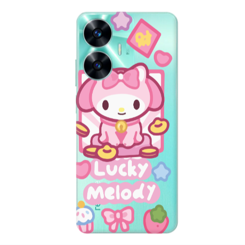 Realme C55 Lucky Melody Transparent Silicone TPU Θήκη