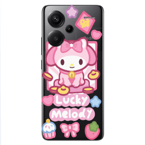 Xiaomi Redmi Note 13 Pro+ 5G  Lucky Melody Transparent Silicone TPU Θήκη