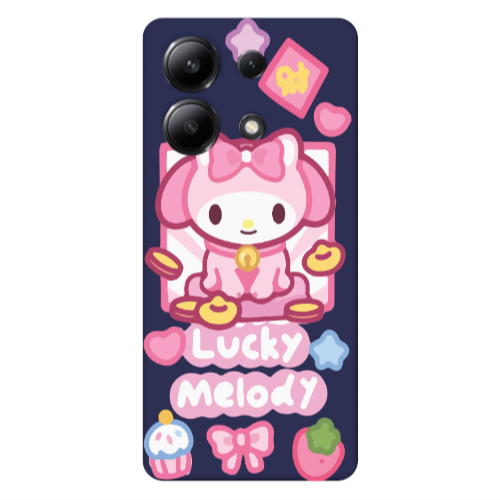 Xiaomi Redmi Note 13 4G Lucky Melody Dark blue Colored Silicone TPU Θήκη