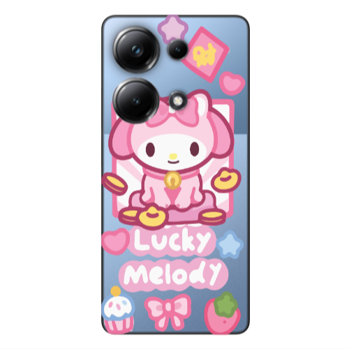 Xiaomi Poco M6 Pro 4G Lucky Melody Transparent Silicone TPU Θήκη