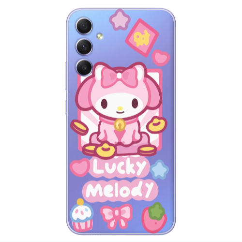Samsung A25 Lucky Melody Transparent Silicone TPU Θήκη