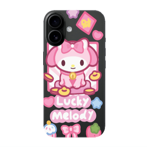 Apple Iphone 16 Lucky Melody Transparent Silicone TPU Θήκη
