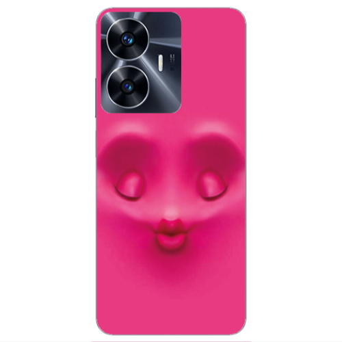 Realme Note 50 Kiss Transparent Silicone TPU Θήκη
