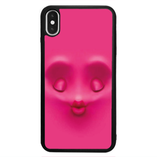Apple iPhone Xs Max Kiss Black Glossy Θήκη