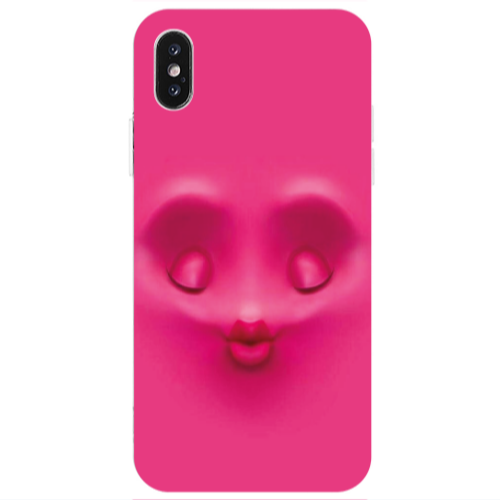 Apple iPhone Xs Kiss Transparent Silicone TPU Θήκη