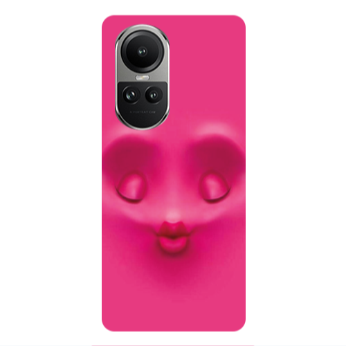 Oppo Reno10 5G Kiss Transparent Silicone TPU Θήκη