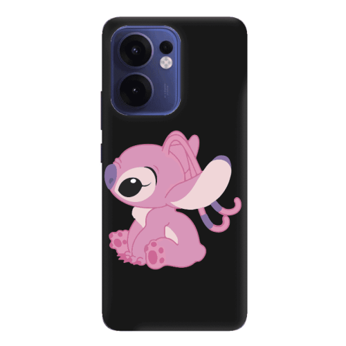 Oppo Reno13 FS Cute koala Black Colored Silicone TPU Θήκη