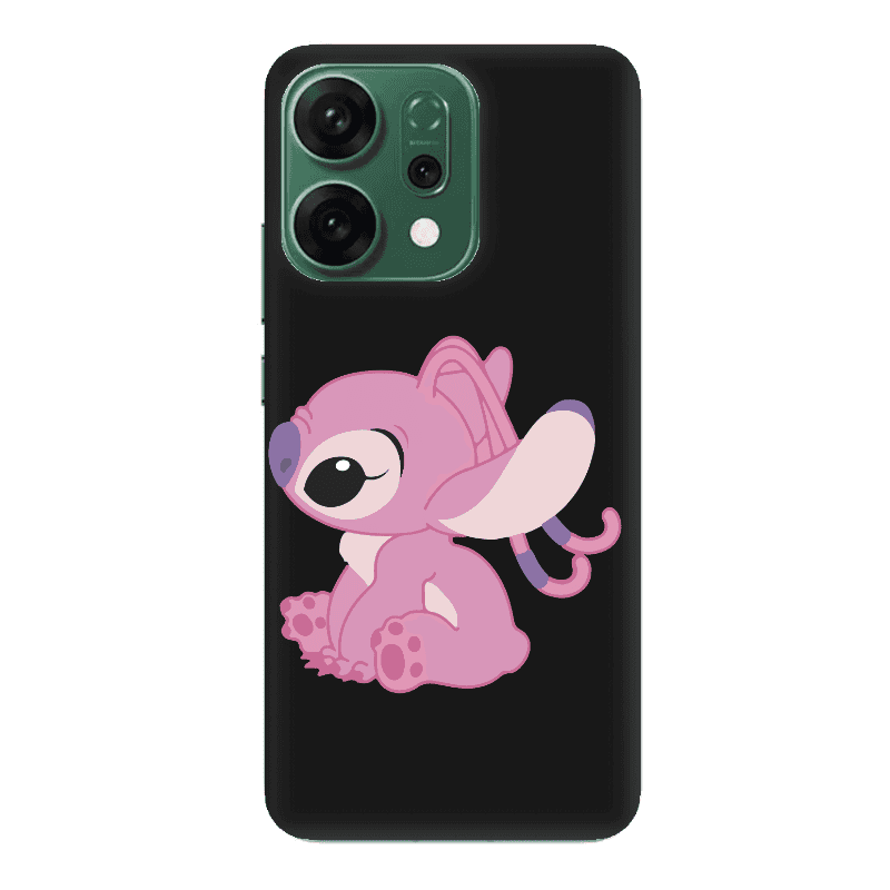 Oppo RENO 14 Cute koala Black Colored Silicone TPU Θήκη