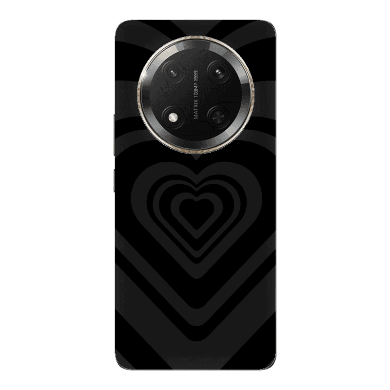 Honor Magic 7 Lite Hypnosis Black Colored Silicone TPU Θήκη