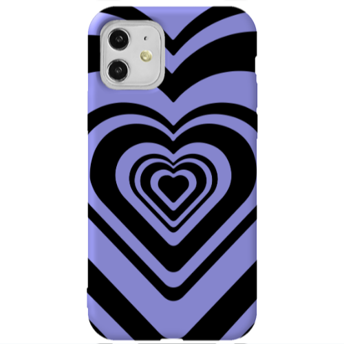 Apple iPhone 11  Hypnosis Purple Colored Silicone TPU Θήκη