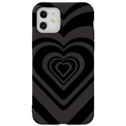 Apple iPhone 11  Hypnosis Black Colored Silicone TPU Θήκη