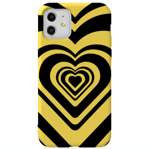 Apple iPhone 11  Hypnosis Yellow Colored Silicone TPU Θήκη