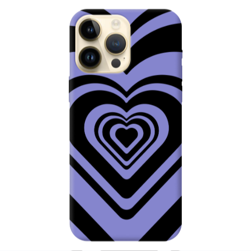 Apple iPhone 13 Pro Max Hypnosis Purple Colored Silicone TPU Θήκη