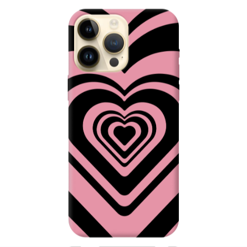Apple iPhone 13 Pro Max Hypnosis Pink Colored Silicone TPU Θήκη