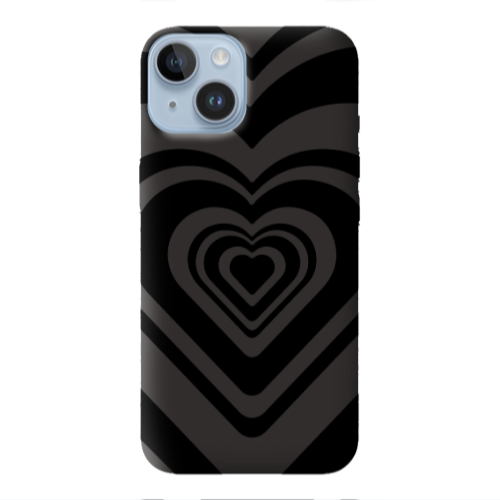 Apple iPhone 14  Hypnosis Black Colored Silicone TPU Θήκη