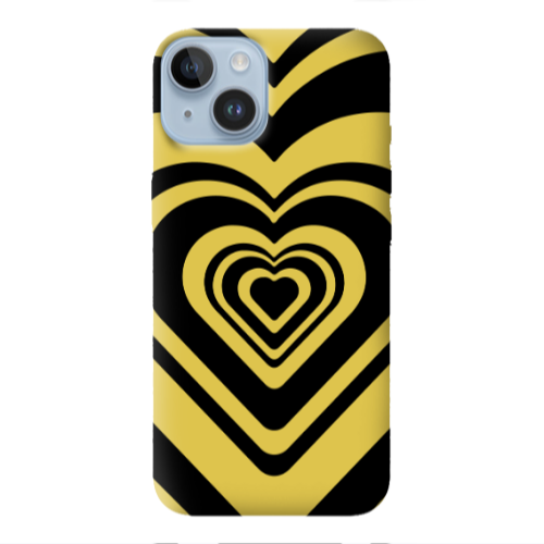 Apple iPhone 14 Plus Hypnosis Yellow Colored Silicone TPU Θήκη