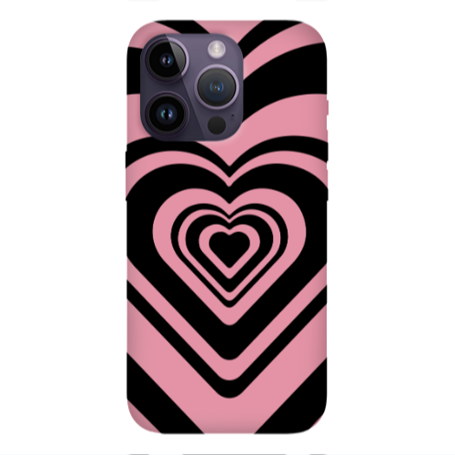 Apple iPhone 14 Pro  Hypnosis Pink Colored Silicone TPU Θήκη