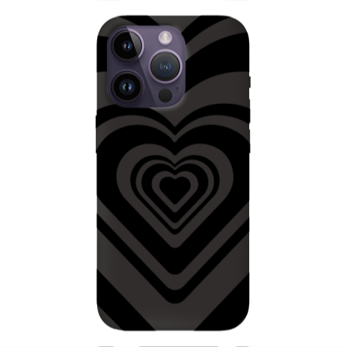 Apple iPhone 14 Pro  Hypnosis Black Colored Silicone TPU Θήκη