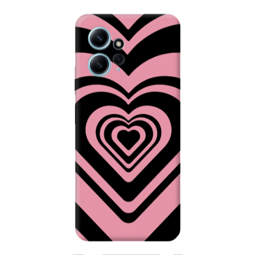 Xiaomi Redmi Note 12 4G Hypnosis Pink Colored Silicone TPU Θήκη