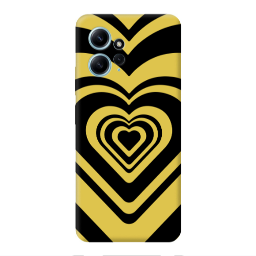 Xiaomi Redmi Note 12 4G Hypnosis Yellow Colored Silicone TPU Θήκη