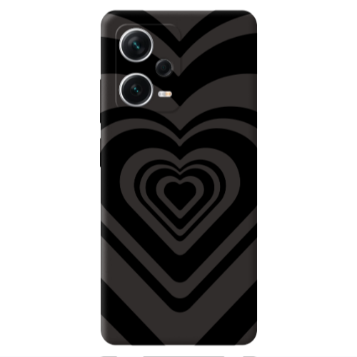 Xiaomi Poco X5 Hypnosis Black Colored Silicone TPU Θήκη