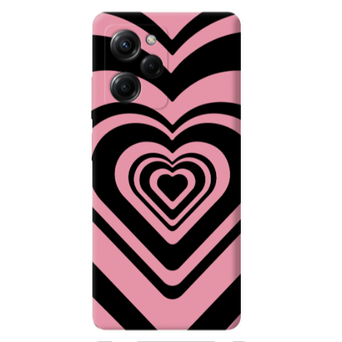 Xiaomi Poco X5 Pro Hypnosis Pink Colored Silicone TPU Θήκη