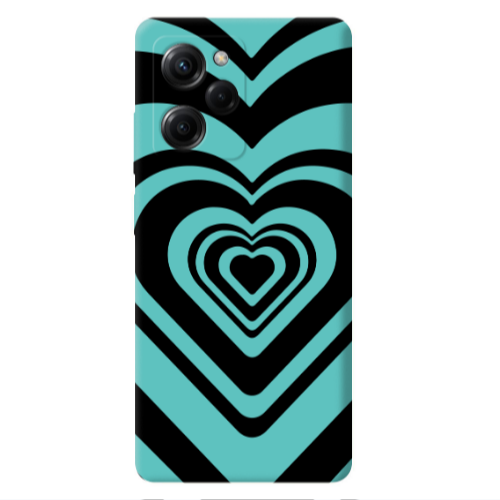 Xiaomi Poco X5 Pro Hypnosis Turquoise Colored Silicone TPU Θήκη