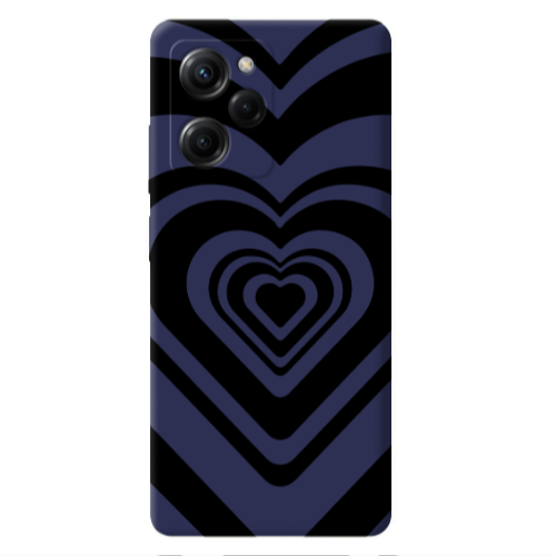 Xiaomi Poco X5 Pro Hypnosis Dark blue Colored Silicone TPU Θήκη