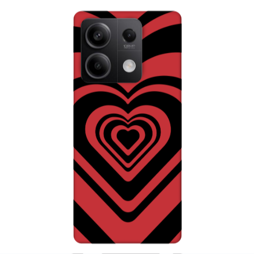 Xiaomi Redmi Note 13Pro 5G Hypnosis Red Colored Silicone TPU Θήκη